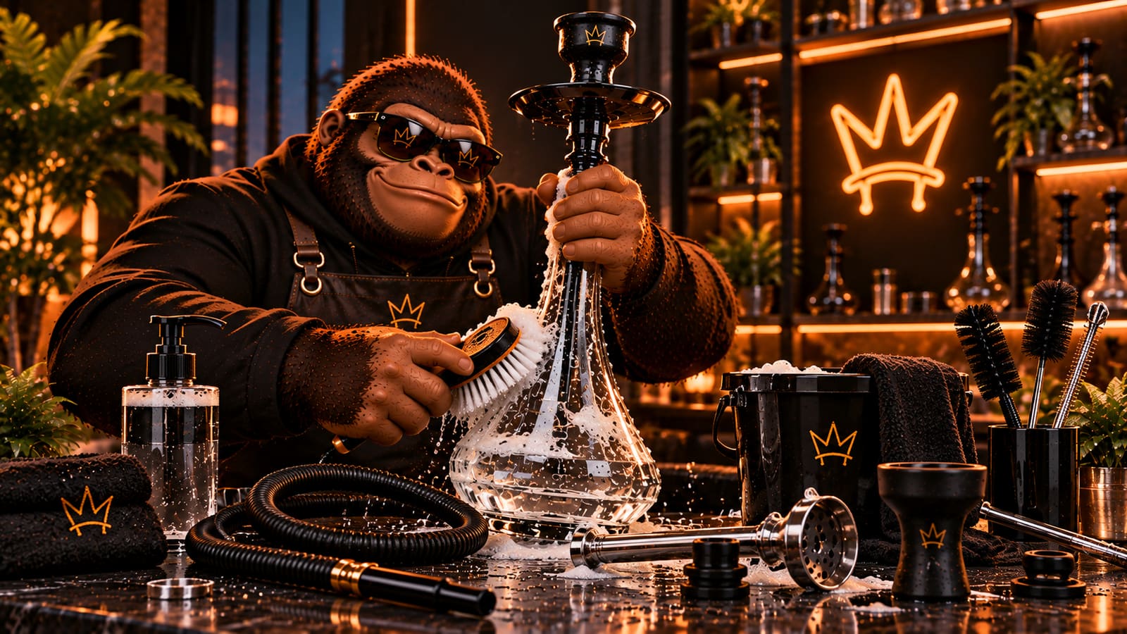 Mantener cachimba impecable