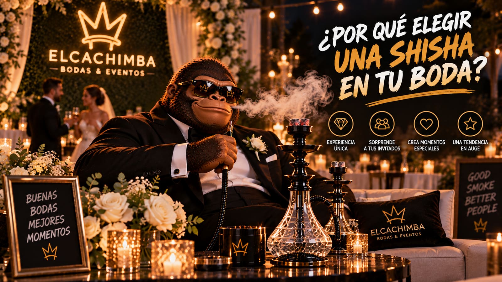 Por qué elegir una shisha en tu boda