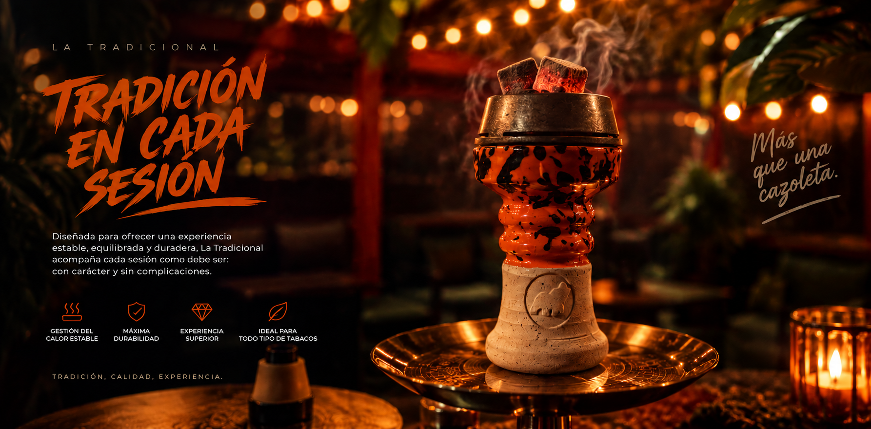 La Tradicional en sesión de cachimba